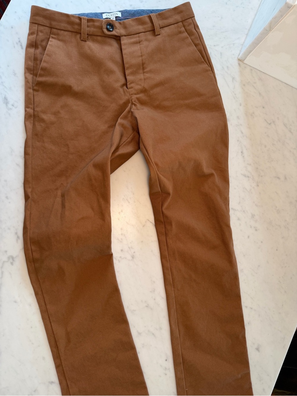 Gustin Men's Camel Chino Pants